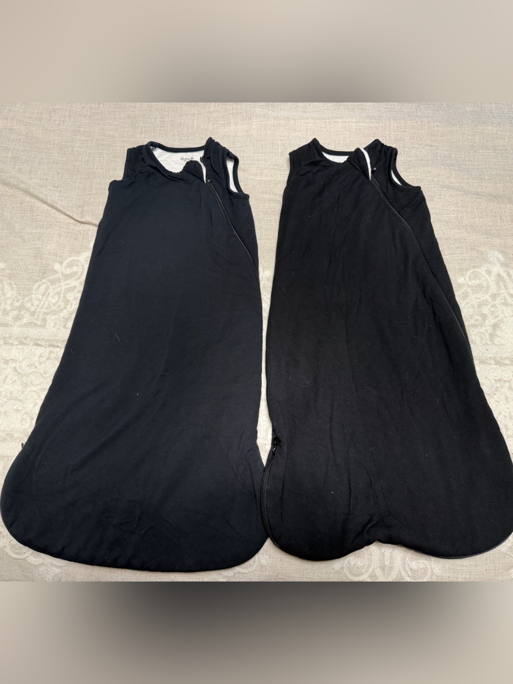 Kyte BABY Black Sleeveless Baby Sleep Sack - Pair